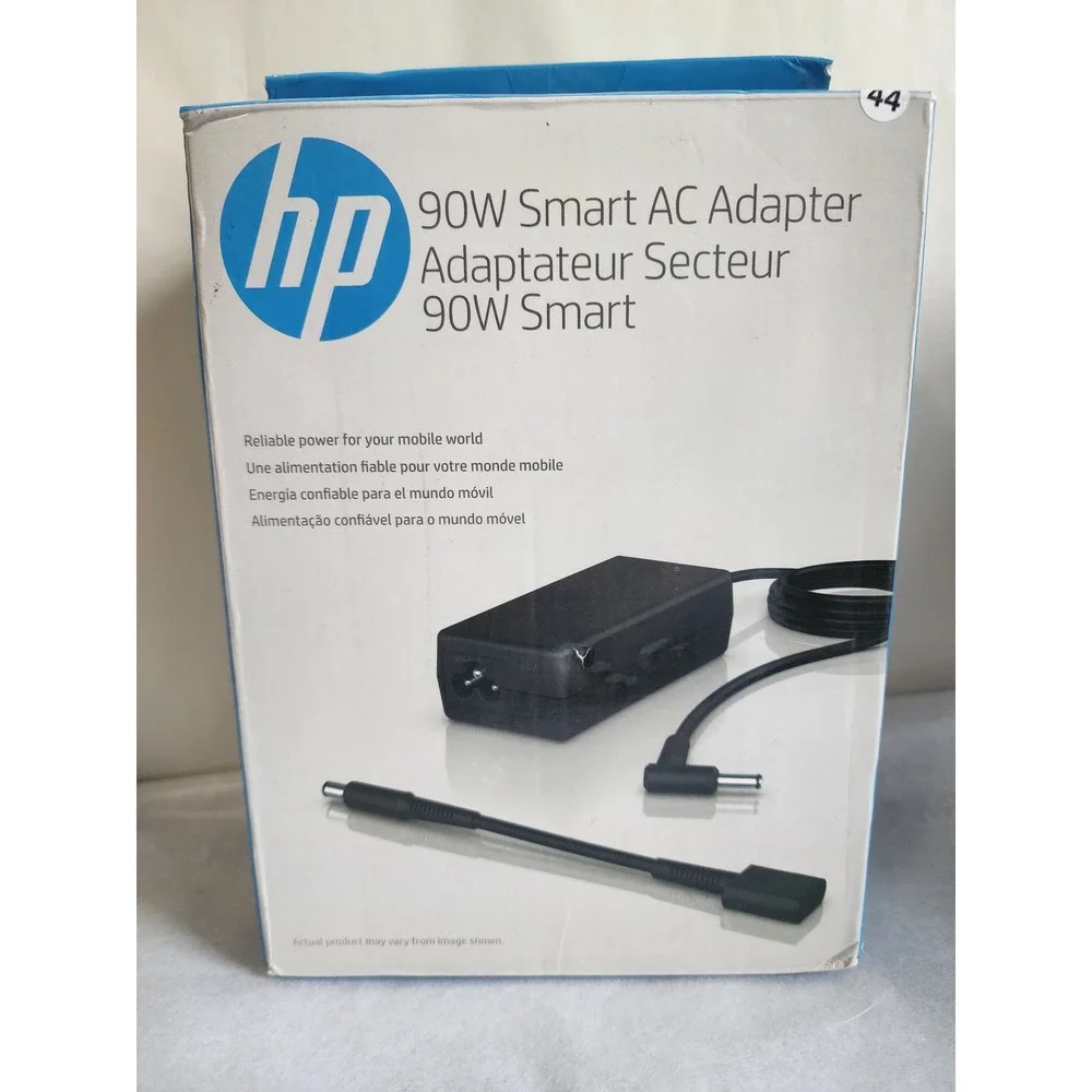 HP 90W Smart AC Adapter Laptop Charger with 4.5mm to 7.4mm Dongle H6Y90AA